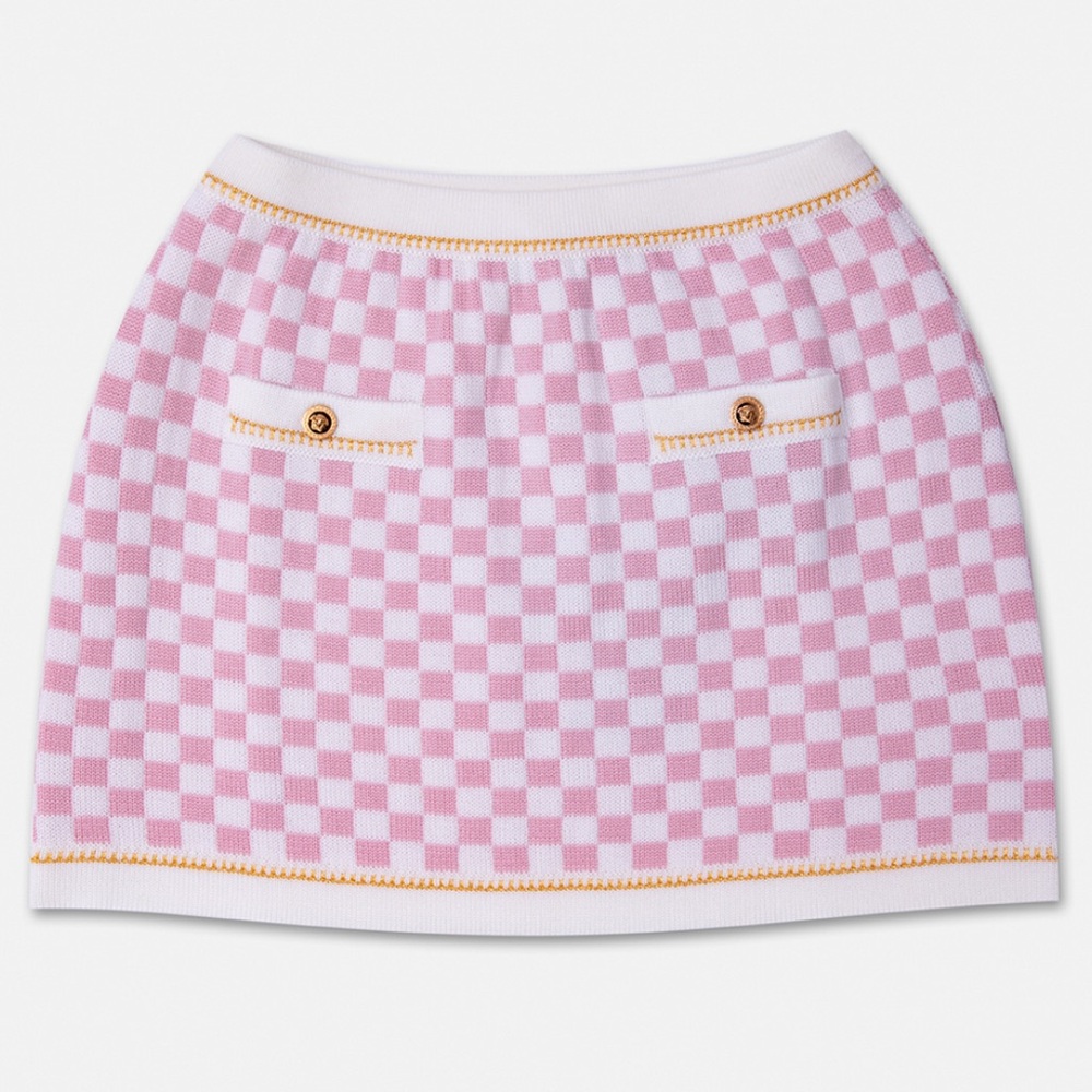 Versace Checkered Wool Set - image 3